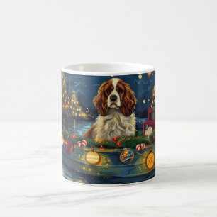 Cavalier King Charles Christmas Festive Voyage Coffee Mug