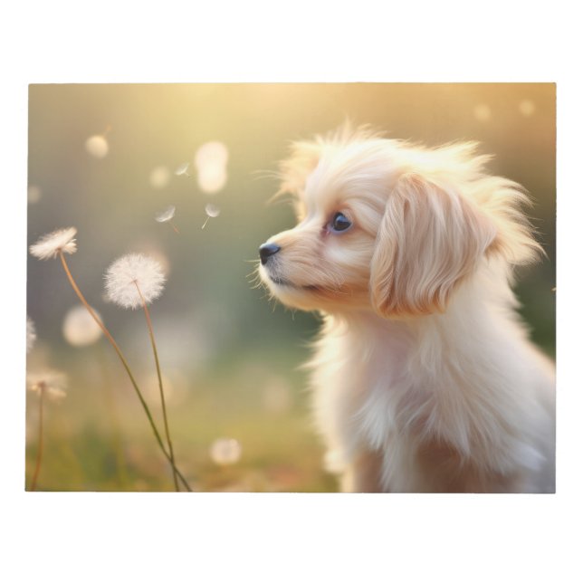 Cavalier King Charles Dog Pet Animal  Notepad (Front)