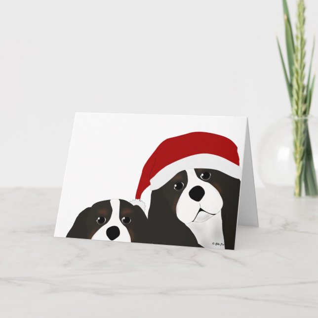 Cavalier King Charles Holiday Card (Front)