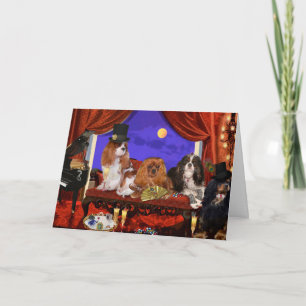 Cavalier King Charles Party Greeting Card