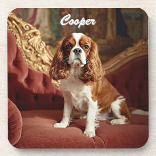 Cavalier King Charles Personalised Coaster Set