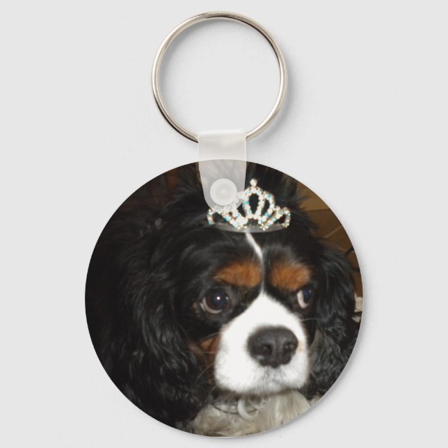 cavalier king charles princess key ring (Front)