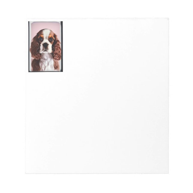cavalier king charles spaniel AI7 Notepad (Front)