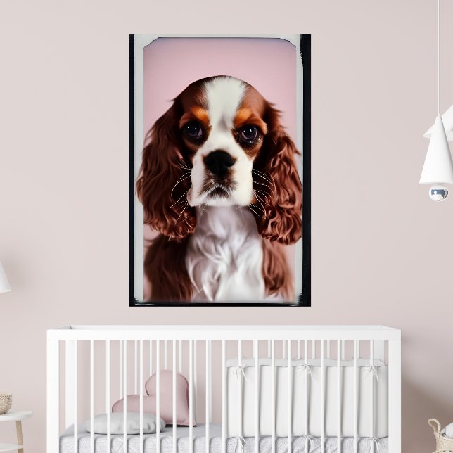 cavalier king charles spaniel AI7 Poster (Nursery 2)