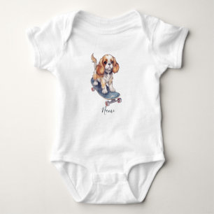 Cavalier King Charles Spaniel Baby Bodysuit