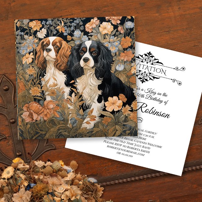 Cavalier King Charles Spaniel Birthday Thank You Card (Creator Uploaded)
