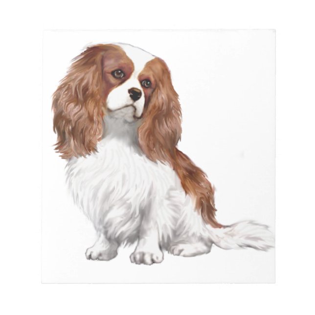 Cavalier King Charles Spaniel (Blenheim A) Notepad (Front)