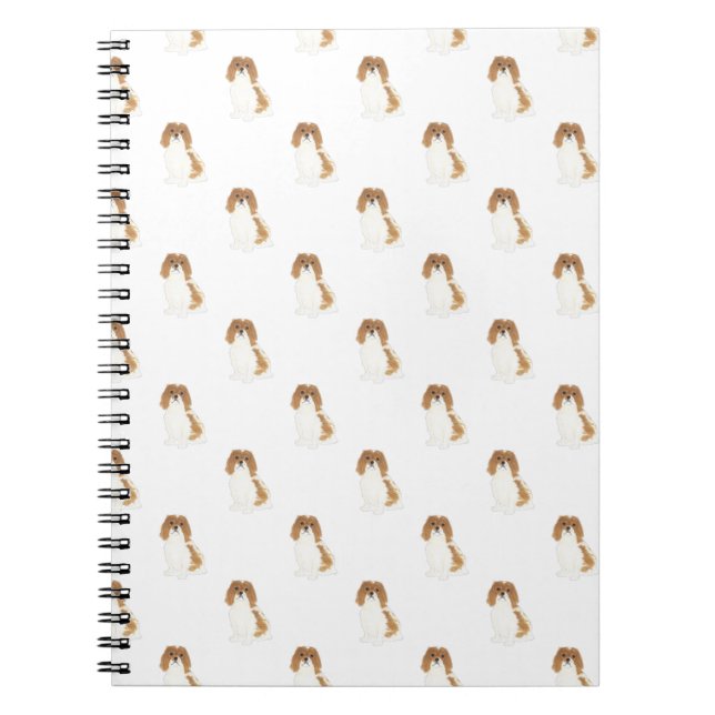 Cavalier King Charles Spaniel (Blenheim) Notebook (Front)