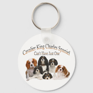 Cavalier King Charles Spaniel Can't Have Just One Key Ring