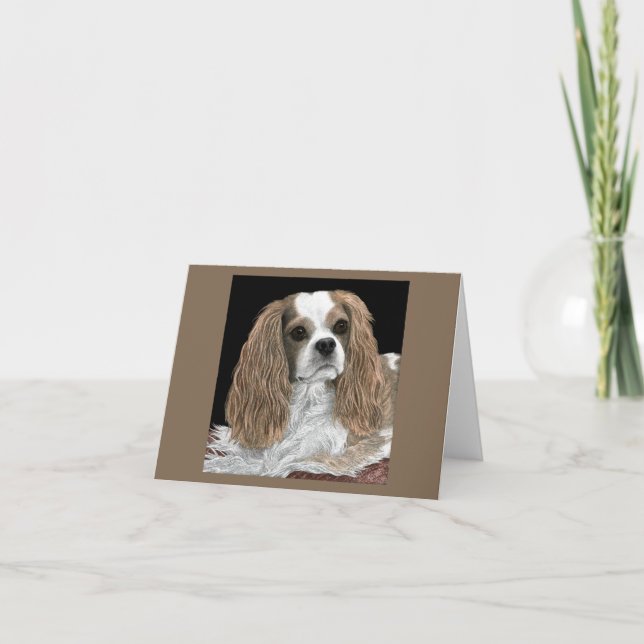 Cavalier King Charles Spaniel Card - Bella (Front)
