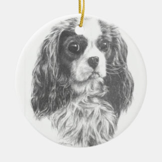 Cavalier King Charles Spaniel Ceramic Tree Decoration