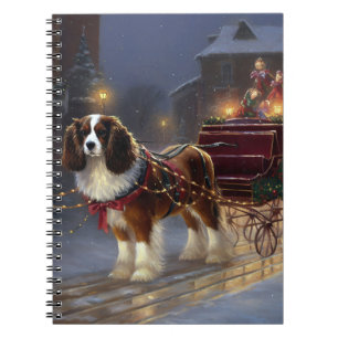 Cavalier King Charles Spaniel Christmas Festive  Notebook