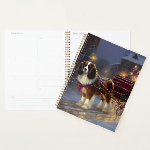Cavalier King Charles Spaniel Christmas Festive  Planner