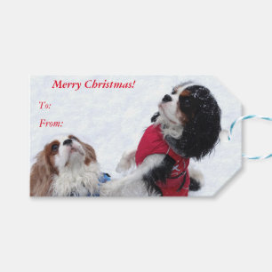 Cavalier King Charles Spaniel Christmas Gift Tags