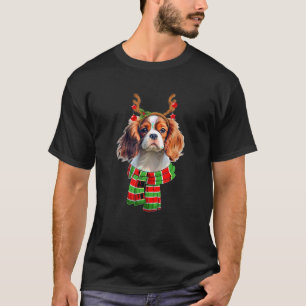 Cavalier King Charles Spaniel Christmas Reindeer A T-Shirt
