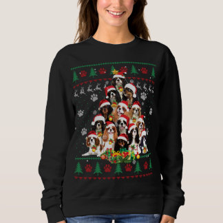 Cavalier King Charles Spaniel Christmas Tree Ugly  Sweatshirt