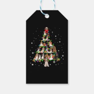 Cavalier King Charles Spaniel Christmas Tree X-Mas Gift Tags