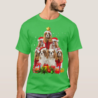 Cavalier King Charles Spaniel Christmas Tree Xmas  T-Shirt