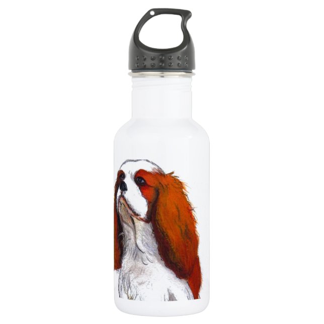 Cavalier King Charles Spaniel CKC 532 Ml Water Bottle (Front)