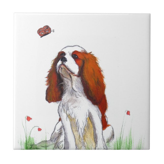 Cavalier King Charles Spaniel CKC Tile (Front)