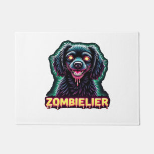 Cavalier King Charles Spaniel CKCS Zombie Dog Hall Doormat