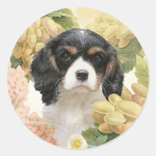 Cavalier King Charles Spaniel Classic Round Sticker