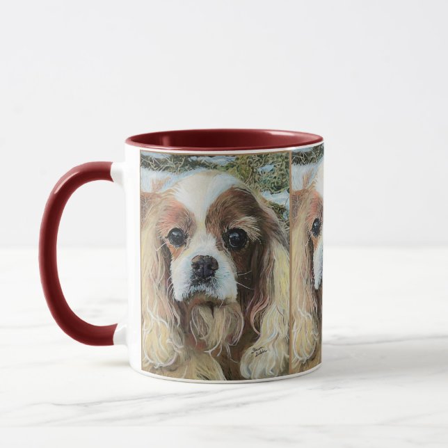 Cavalier King Charles Spaniel coffee mug (Left)