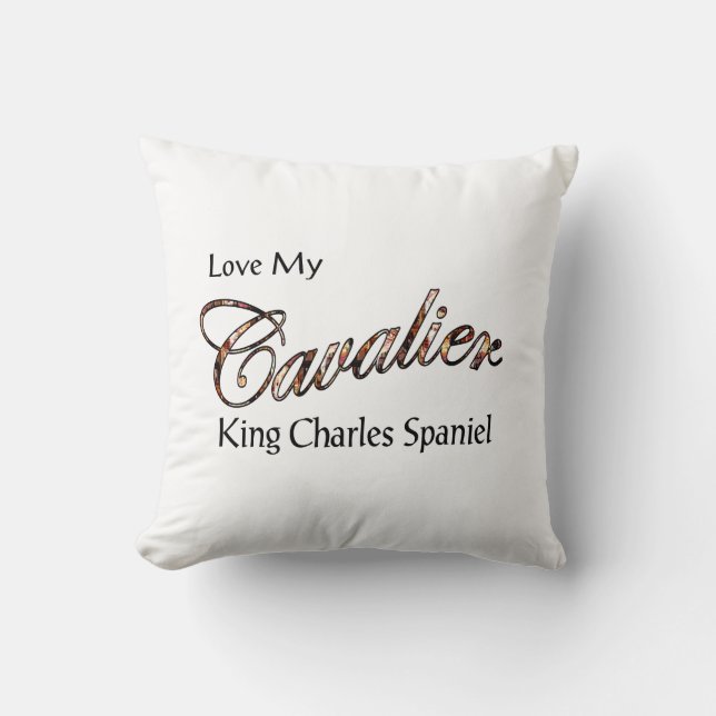 Cavalier King Charles Spaniel Cushion (Front)