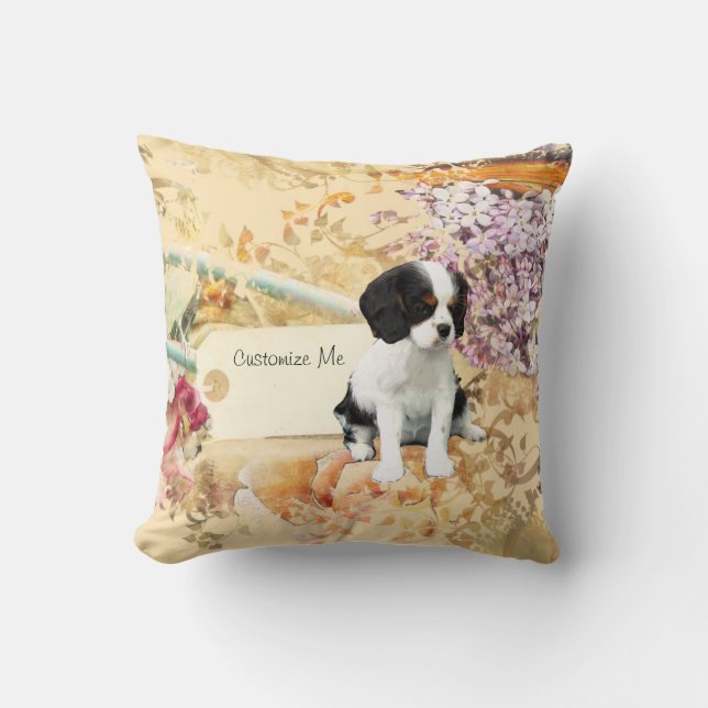 Cavalier King Charles Spaniel Cushion (Front)