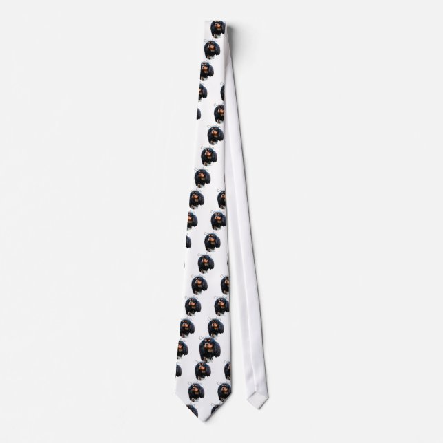 Cavalier King Charles Spaniel Dad 2 Tie (Front)