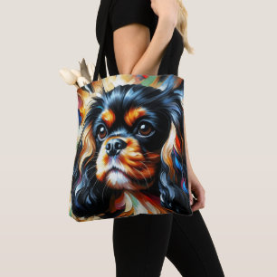 Cavalier King Charles Spaniel Dog Acrylic Print Tote Bag