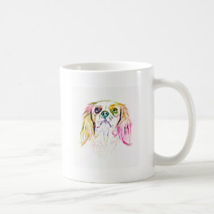 Cavalier King Charles Spaniel Dog Art Painting Coffee Mug