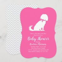 Cavalier King Charles Spaniel Dog Baby Shower Girl