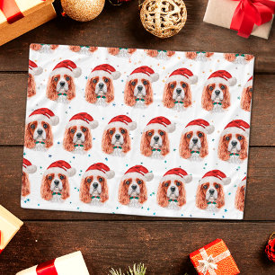 Cavalier King Charles Spaniel Dog Breed Christmas Fleece Blanket