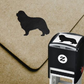 Cavalier King Charles Spaniel Dog Breed Silhouette Self-inking Stamp