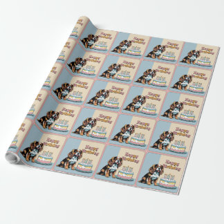 Cavalier King Charles Spaniel Dog Colourful Wrapping Paper