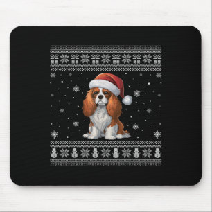 Cavalier King Charles Spaniel Dog Lovers Ugly Xmas Mouse Pad