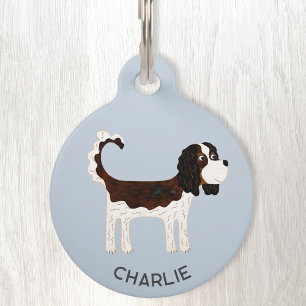Cavalier King Charles Spaniel Dog Personalised Pet Tag
