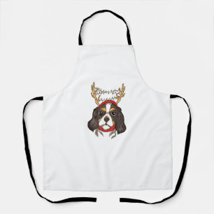 Cavalier King Charles Spaniel Dog Pet Christmas Apron