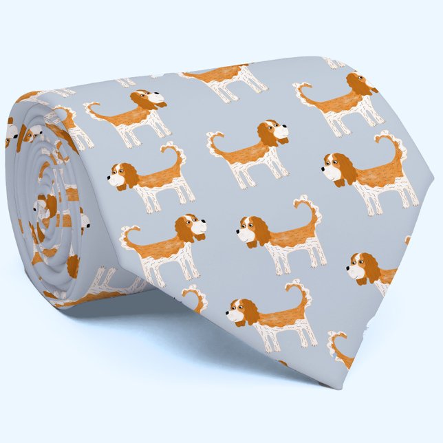 Cavalier King Charles Spaniel Dog Tie (Creator Uploaded)
