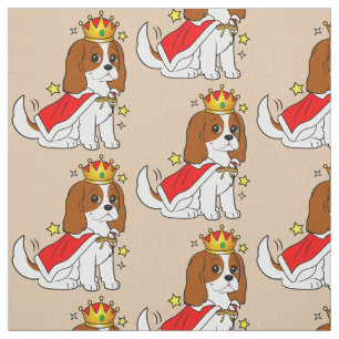 Cavalier King Charles Spaniel Fabric