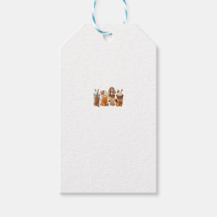Cavalier King Charles Spaniel Fall Coffee Hallowee Gift Tags