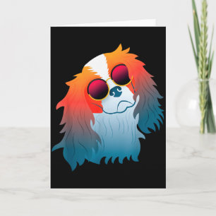 Cavalier King Charles Spaniel Funny Gift Dog Mom D Card
