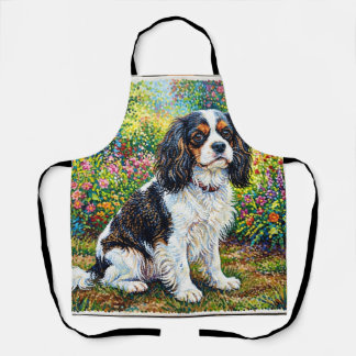 Cavalier King Charles Spaniel Garden Apron