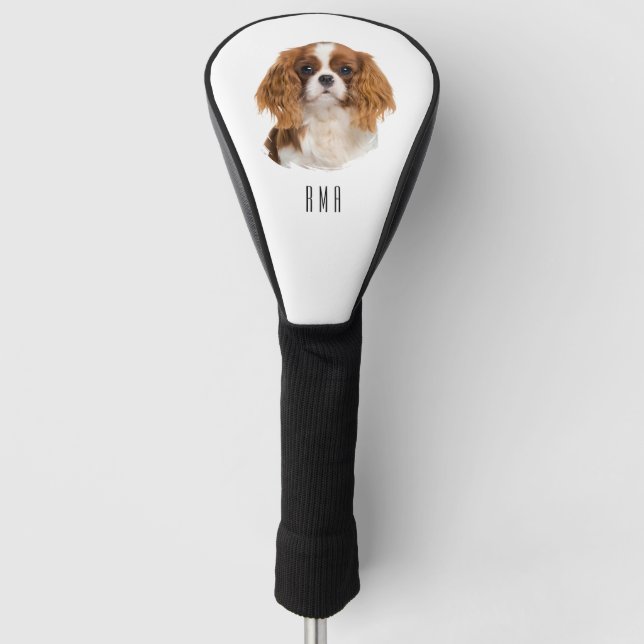 Cavalier King Charles Spaniel Golf Head Cover (Front)