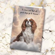 Cavalier King Charles Spaniel Heaven Sympathy