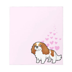 Cavalier King Charles Spaniel Love Notepad