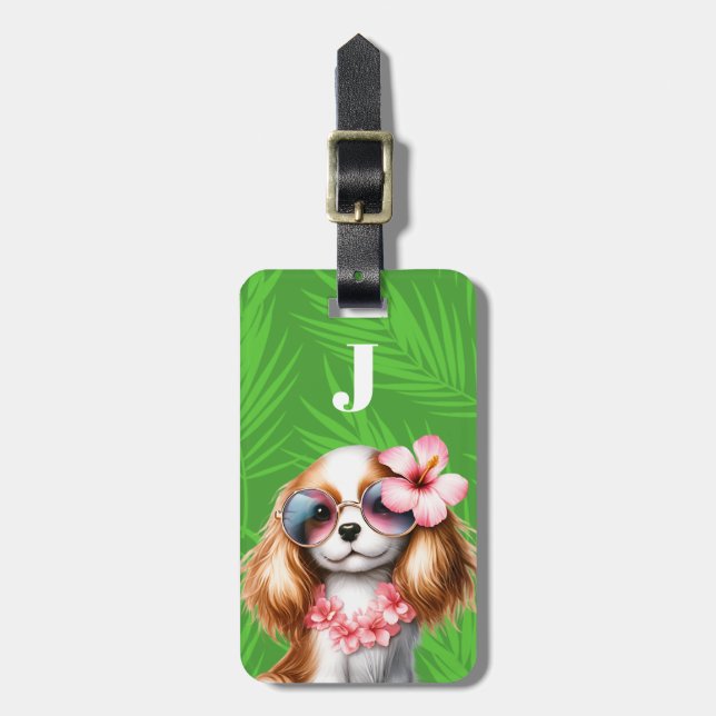 Cavalier King Charles Spaniel Luggage Tags (Front Vertical)