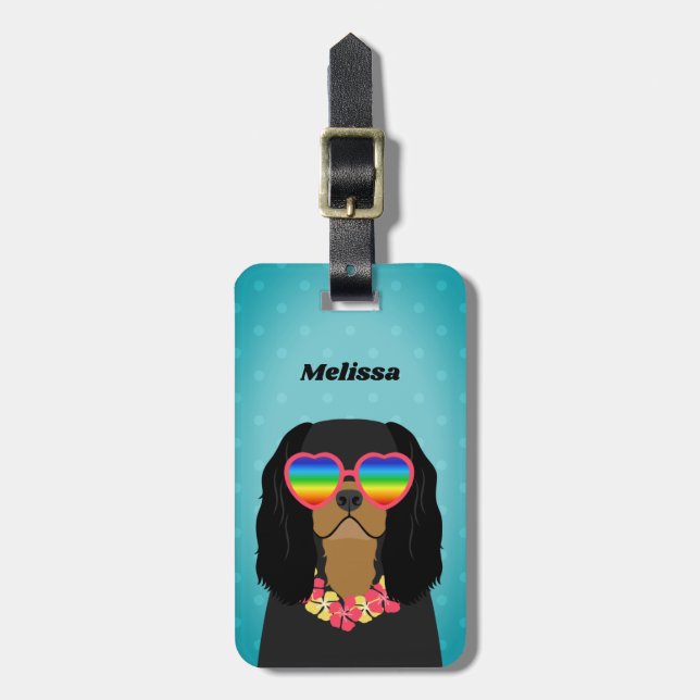 Cavalier King Charles, Spaniel Luggage Tags (Front Vertical)