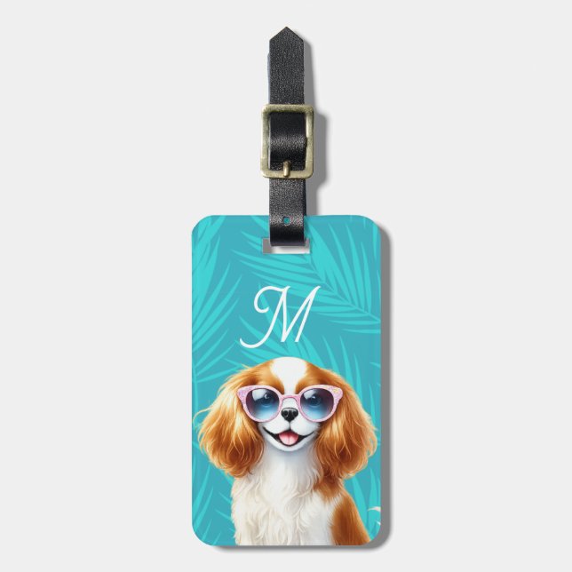 Cavalier King Charles Spaniel Luggage Tags (Front Vertical)